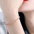 Natural Diamond Gold Floral Bracelet SS4005