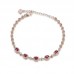 Red Ruby & Diamond Gold Bracelet SS4003