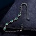 Natural Emerald & Diamond Gold Bracelet SS4001
