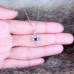 Square Sapphire & Diamond Vintage Necklace SS2014