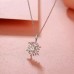 14K Gold Diamond Snowflake Necklace SS2030