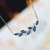 Marquise Sapphire & Diamond Necklace SS2032