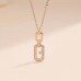 14K Gold Diamond Chain Design Necklace SS2031