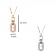 14K Gold Diamond Chain Design Necklace SS2031