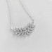 Natural Diamonds Leaf Design Necklace SS2028