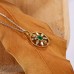 Natural Emerald & Baguette Diamond Necklace SS2011