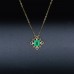 Natural Emerald & Diamond Vintage Necklace SS2013