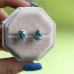 Aquamarine & Diamond Vintage Style Earrings SS3003