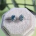 Aquamarine & Diamond Vintage Style Earrings SS3003