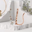 Kuyruklu Yıldız Pırlanta Altın Climber Küpe SS3031