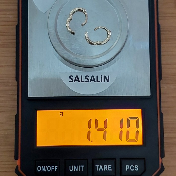 Huggie Pırlantalı Altın Halka Küpeler SS3033