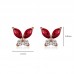 Marquise Ruby & Diamond Butterfly Earrings SS3025