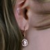 Morganite & Diamond Halo Earrings SS3002
