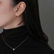 Morganite & Diamond Necklace Earrings Set 