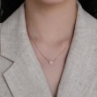 Morganite & Diamond Necklace Earrings Set 