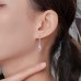 Octagon Morganite & Diamond Dangle Earrings SS3024