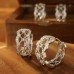 Diamond Wedding Bridal Hoop Earrings SS3032