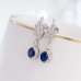 Angel Wings Sapphire & Diamond Earrings SS3017