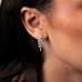 Diamond 14K Gold Leaf Design Earrings SS3027