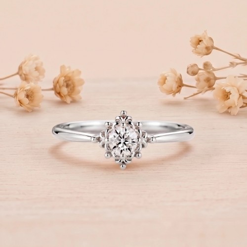0.30 CT Vintage Tektaş Pırlanta Yüzük SS0413