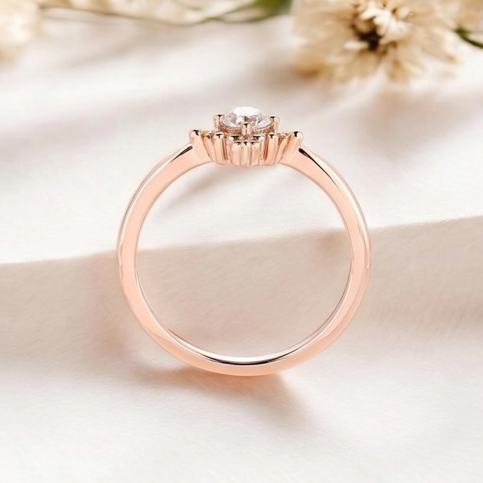 0.30 Carat Vintage Diamond Solitaire Ring SS0413