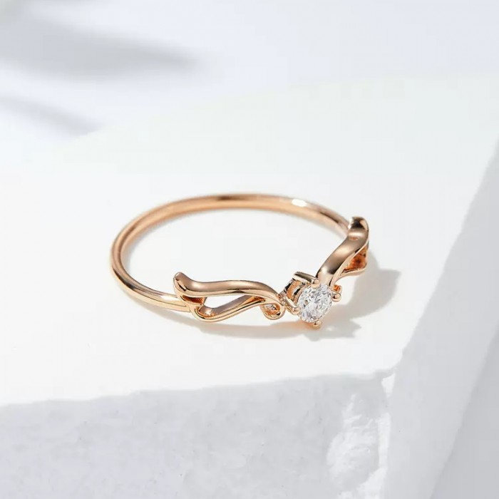 Angelium Diamond Solitaire Engagement Ring SS0299 Angelium Diamond Solitaire Engagement Ring SS0299