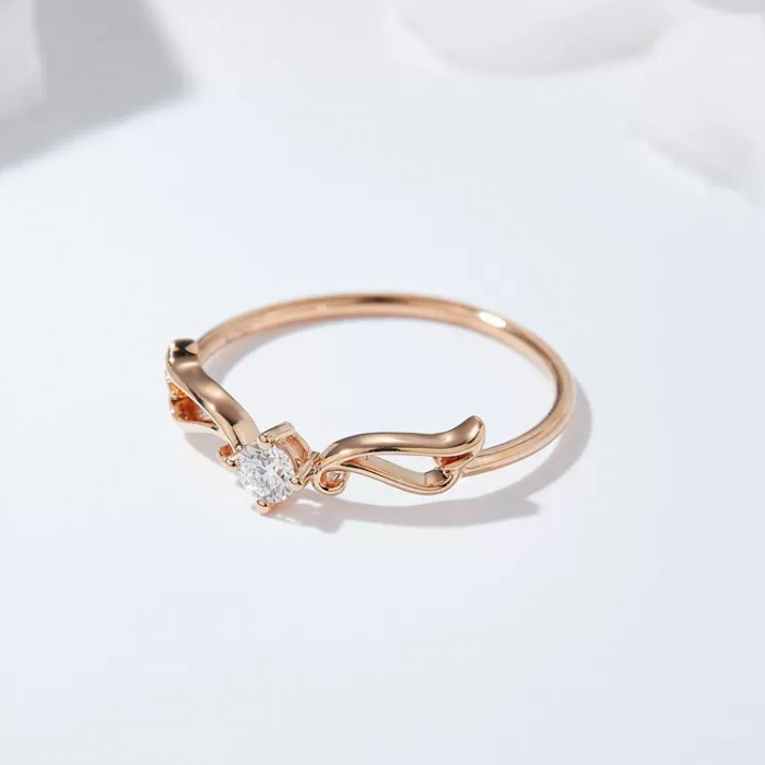 Angelium Diamond Solitaire Engagement Ring SS0299 Angelium Diamond Solitaire Engagement Ring SS0299