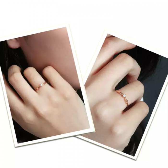 Angelium Diamond Solitaire Engagement Ring SS0299 Angelium Diamond Solitaire Engagement Ring SS0299