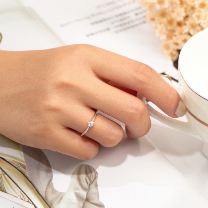 SI2 D Color Diamond Solitaire Ring SS0291 SI2 D Color Diamond Solitaire Ring SS0291