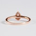 Pear Diamond Engagement Ring Rose Gold SS0053
