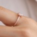 Pear Diamond Engagement Ring Rose Gold SS0053