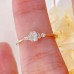 Tannhauser Emerald Marquise Cut Diamond Ring SS0302