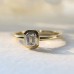 Emerald Cut Diamond Solitaire Ring SS0049