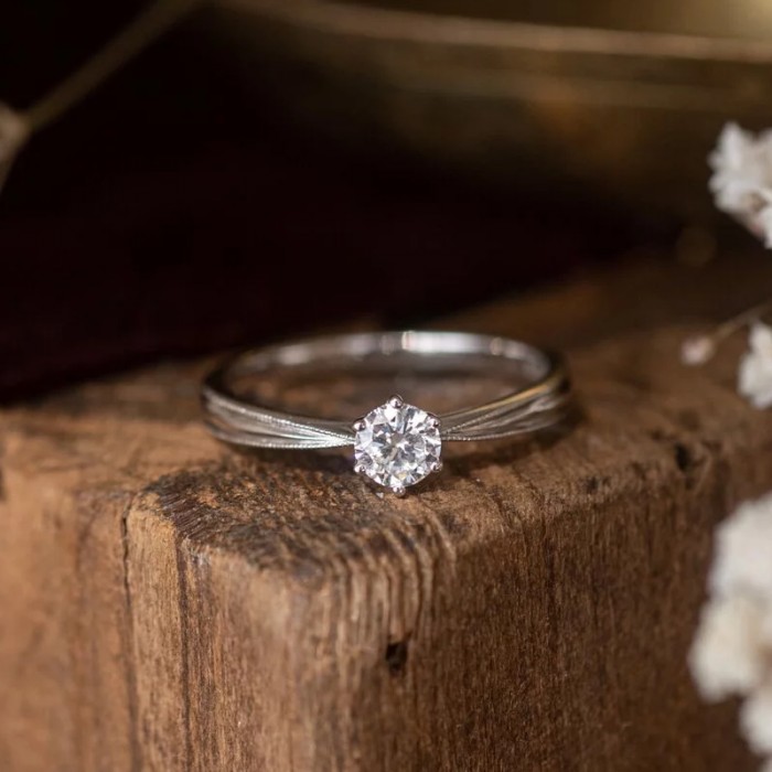 0.40 Carat Diamond Solitaire Engagement Ring SS0295 0.40 Carat Diamond Solitaire Engagement Ring SS0295