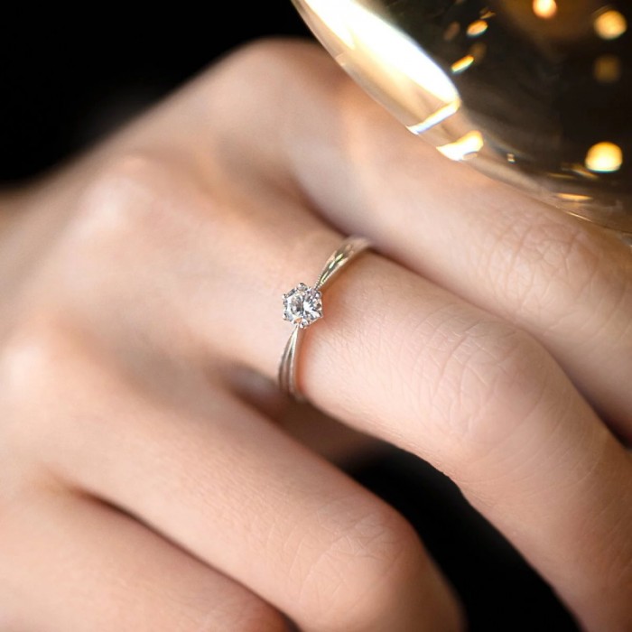 0.40 Carat Diamond Solitaire Engagement Ring SS0295 0.40 Carat Diamond Solitaire Engagement Ring SS0295