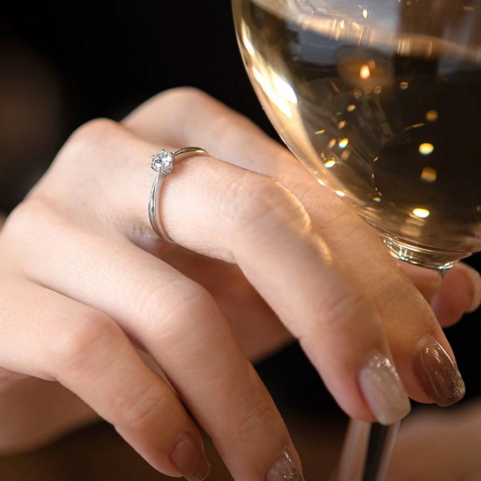 0.40 Carat Diamond Solitaire Engagement Ring SS0295 0.40 Carat Diamond Solitaire Engagement Ring SS0295