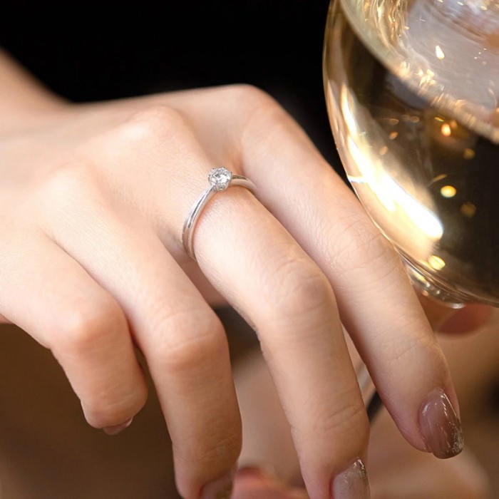 0.40 Carat Diamond Solitaire Engagement Ring SS0295 0.40 Carat Diamond Solitaire Engagement Ring SS0295