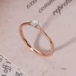 HRD Certificate Diamond Solitaire Ring SS0292