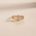 Mandala Diamond 14K Yellow Gold Ring SS0072