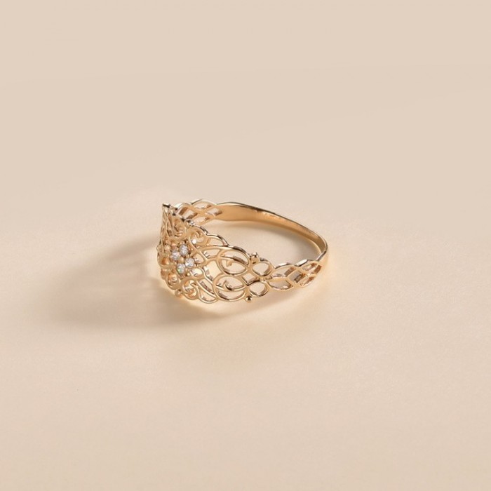 Mandala Tasarım Pırlanta Altın Yüzük SS0072 Mandala Tasarım Pırlanta Altın Yüzük SS0072