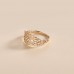 Mandala Diamond 14K Yellow Gold Ring SS0072