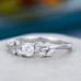 Marquise & Round Cut Diamond Ring SS0014