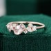 Morganite & Diamond Cluster Engagement Ring SS0020
