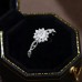 Vintage Cluster Diamond White Gold Ring SS0196