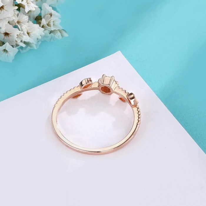 Vintage Yüzük HRD Sertifikalı Tektaş Pırlanta SS0090