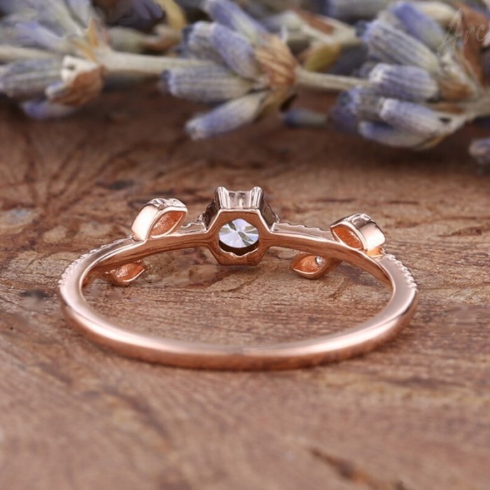 Vintage Yüzük HRD Sertifikalı Tektaş Pırlanta SS0090