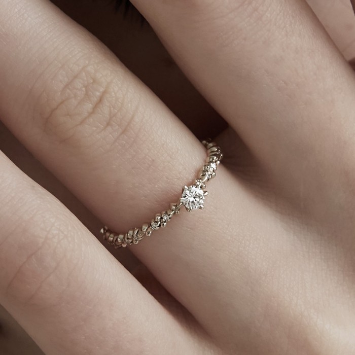 Cronos Diamond Solitaire Engagement Ring SS0304 Cronos Diamond Solitaire Engagement Ring SS0304