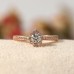 Rose Gold Diamond Engagement Ring SS0096