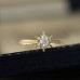 Snowflake Diamond Solitaire Ring HRD Certificate SS0073