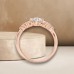 Princess Square Diamond Engagement Ring 
